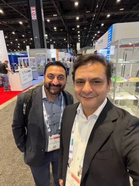 Multi Trade Group representatives on the PACK EXPO exhibition floor