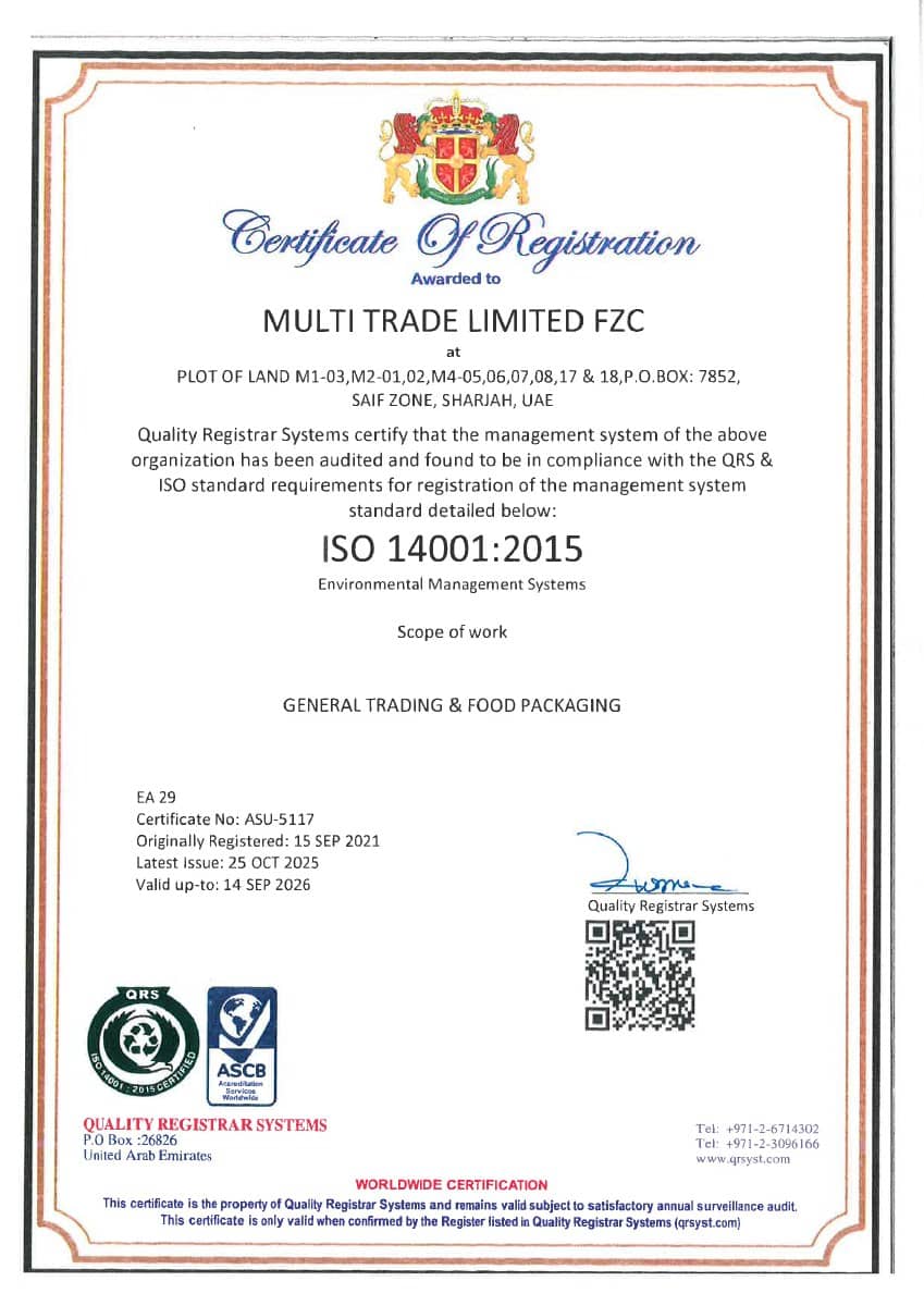 Environmental Management Systems certificate preview