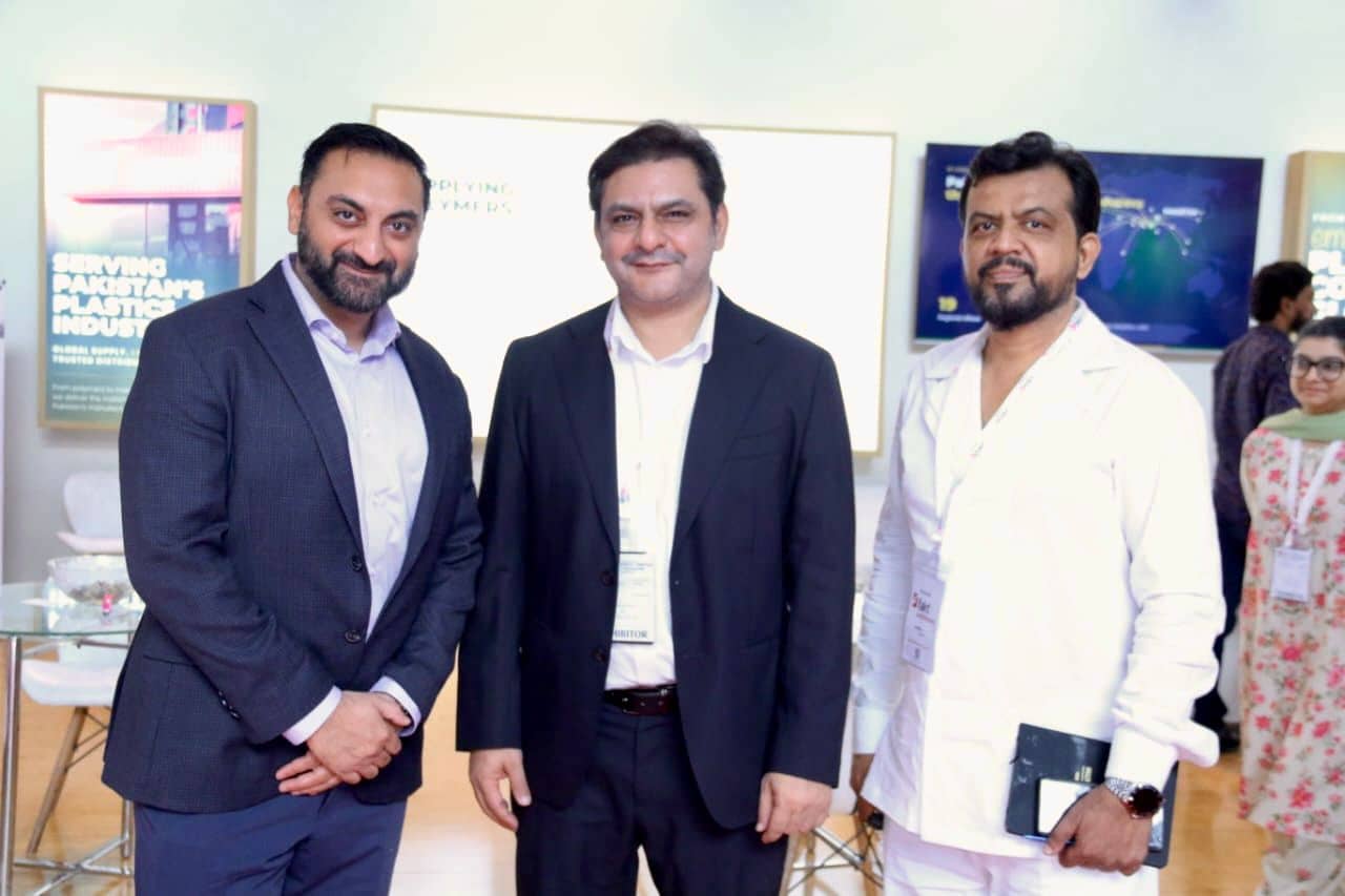 Multi Trade Group representatives connecting with exhibition visitors